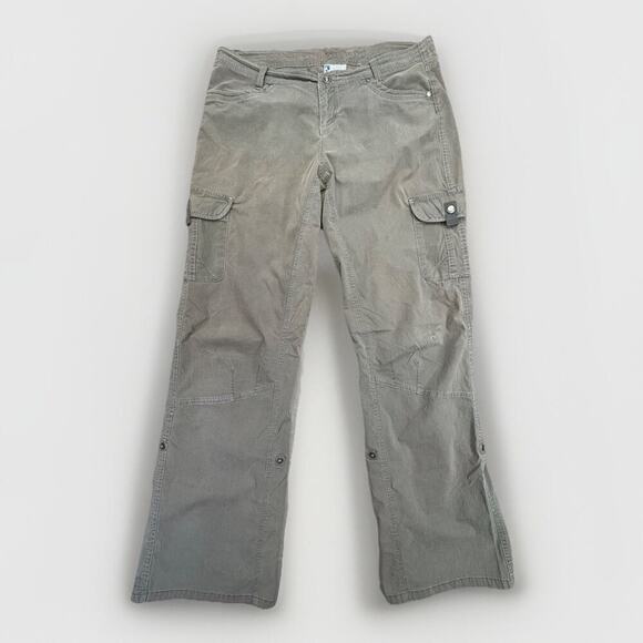 Kuhl Pants - KUHL Born In The Mountain Roll Up Hiking Pants Women’s Size 12 Reg Gray Outdoor